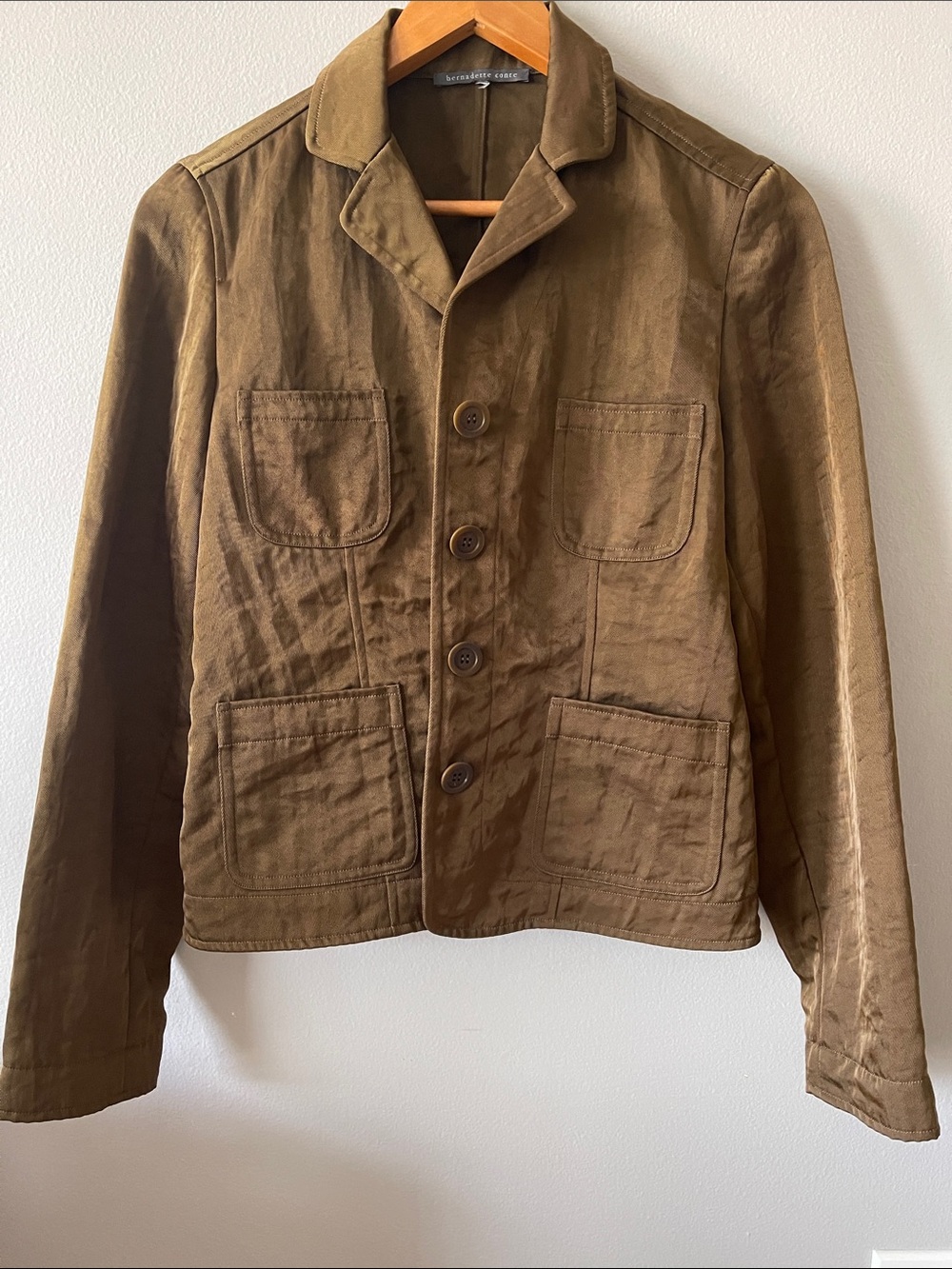 Lightweight military style Olive Jacket